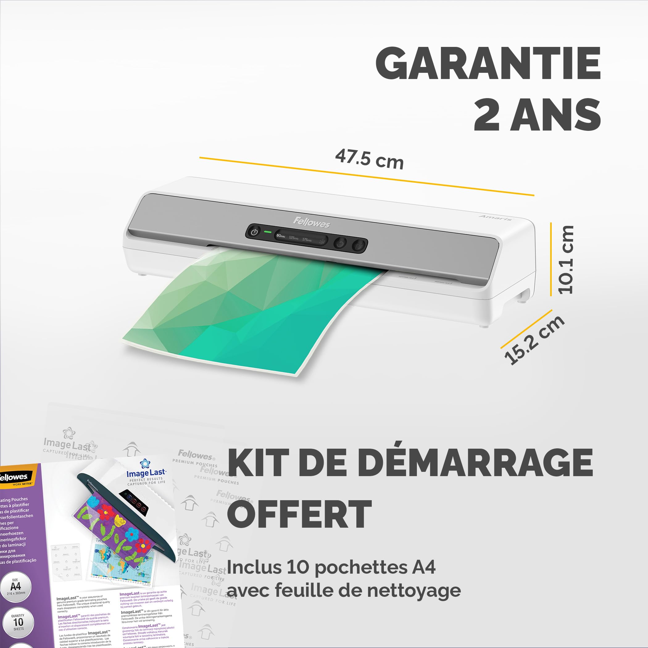 fellowes-amaris-a3-plastifieuse-80-175-microns-instaheat image 6