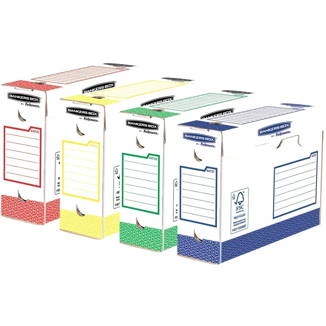 fellowes-bankers-box-bo-te-d-archives-heavy-duty-a4-100-mm-pack-de-8-multicouleu image 1