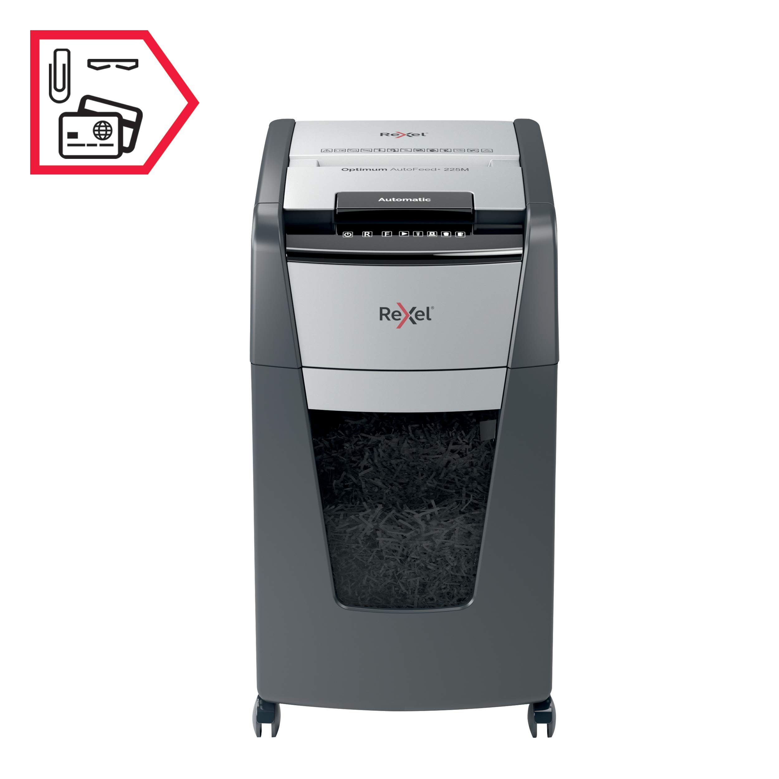 rexel-auto-225m-destructeur-automatique-coupe-micro-p5-225-feuilles-60-l image 5