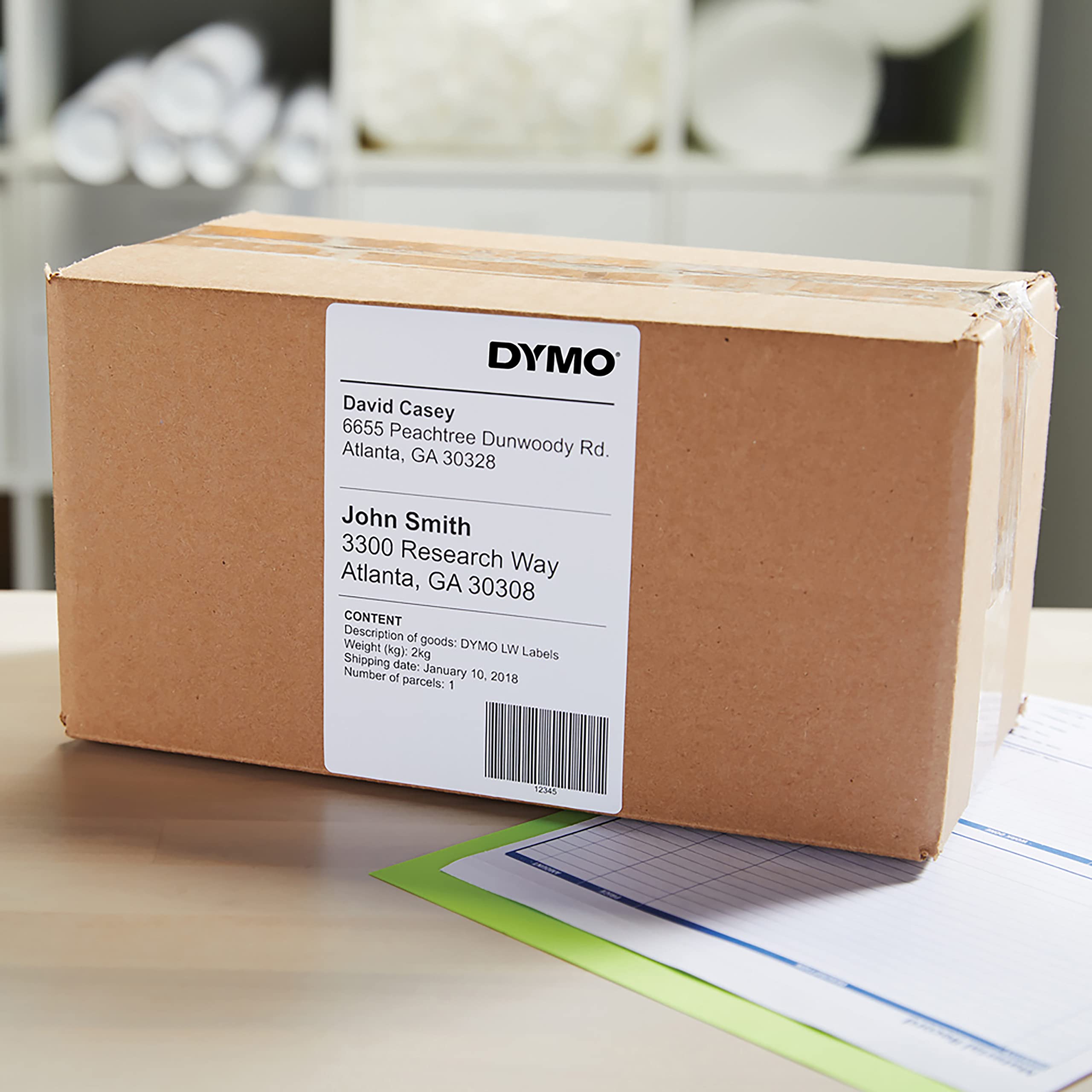 dymo-labelwriter-tiquettes-extra-large-104-x-159-mm-6-rouleaux-de-220-tiquettes image 6