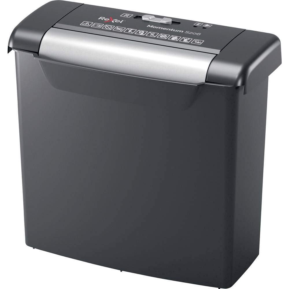 rexel-momentum-s206-destructeur-coupe-droite-6-feuilles-9-l-noir image 3