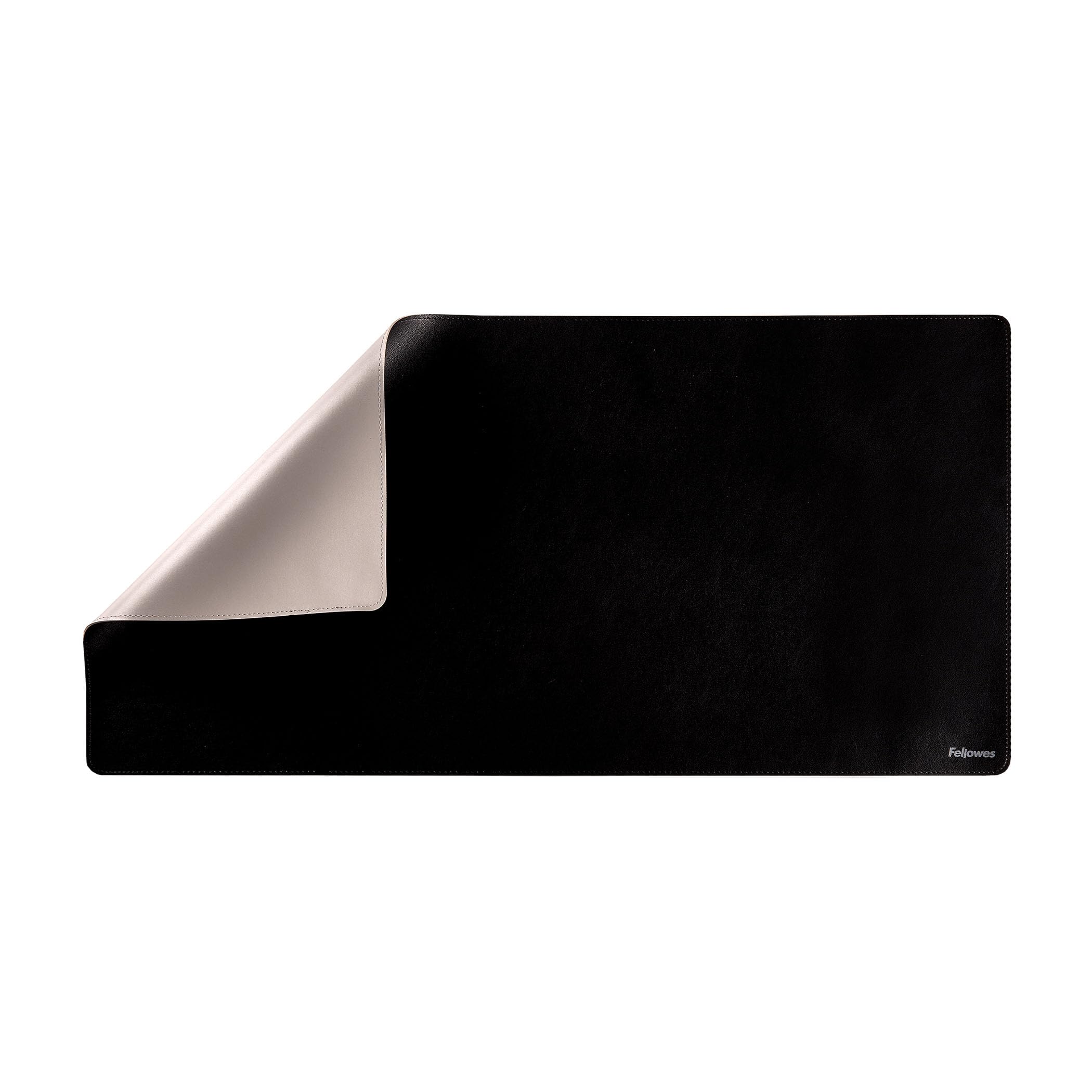fellowes-everyday-tapis-de-bureau-80-x-40-cm-sous-main-double-face-noir-gris-en- image 1