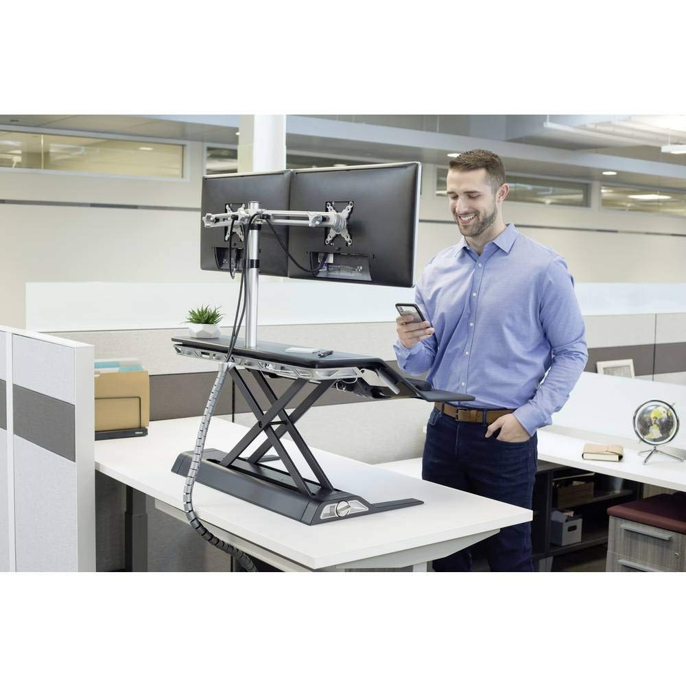 fellowes-lotus-dx-poste-de-travail-assis-debout-double-cran-noir image 4