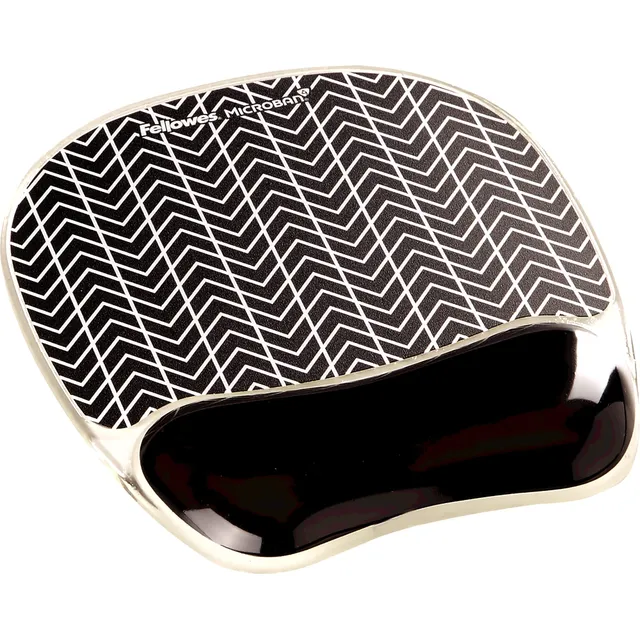 fellowes-photo-gel-tapis-de-souris-ergonomique-avec-repose-poignet-chevron image 1