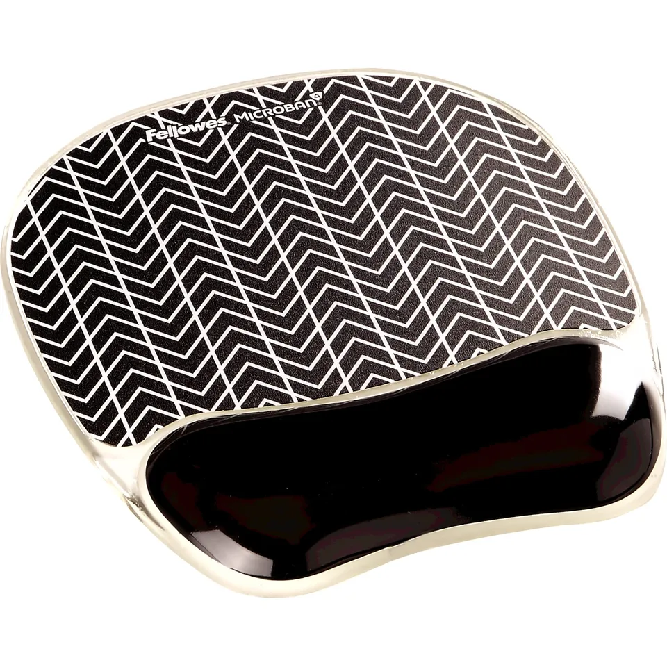 fellowes-photo-gel-tapis-de-souris-ergonomique-avec-repose-poignet-chevron image 1