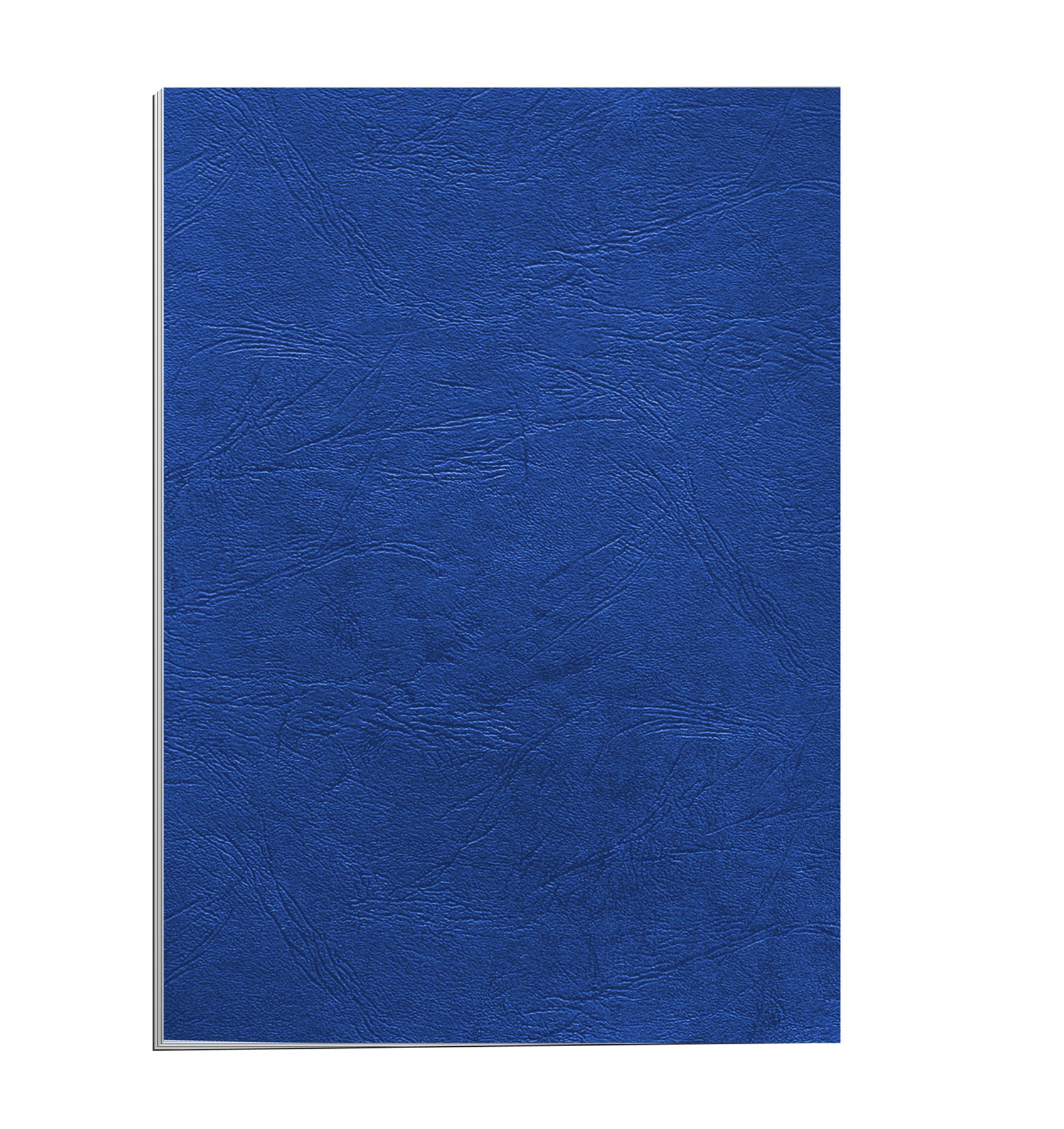 fellowes-couverture-pour-reliure-a4-grain-cuir-250-g-m-pack-de-25-bleu-royal image 1