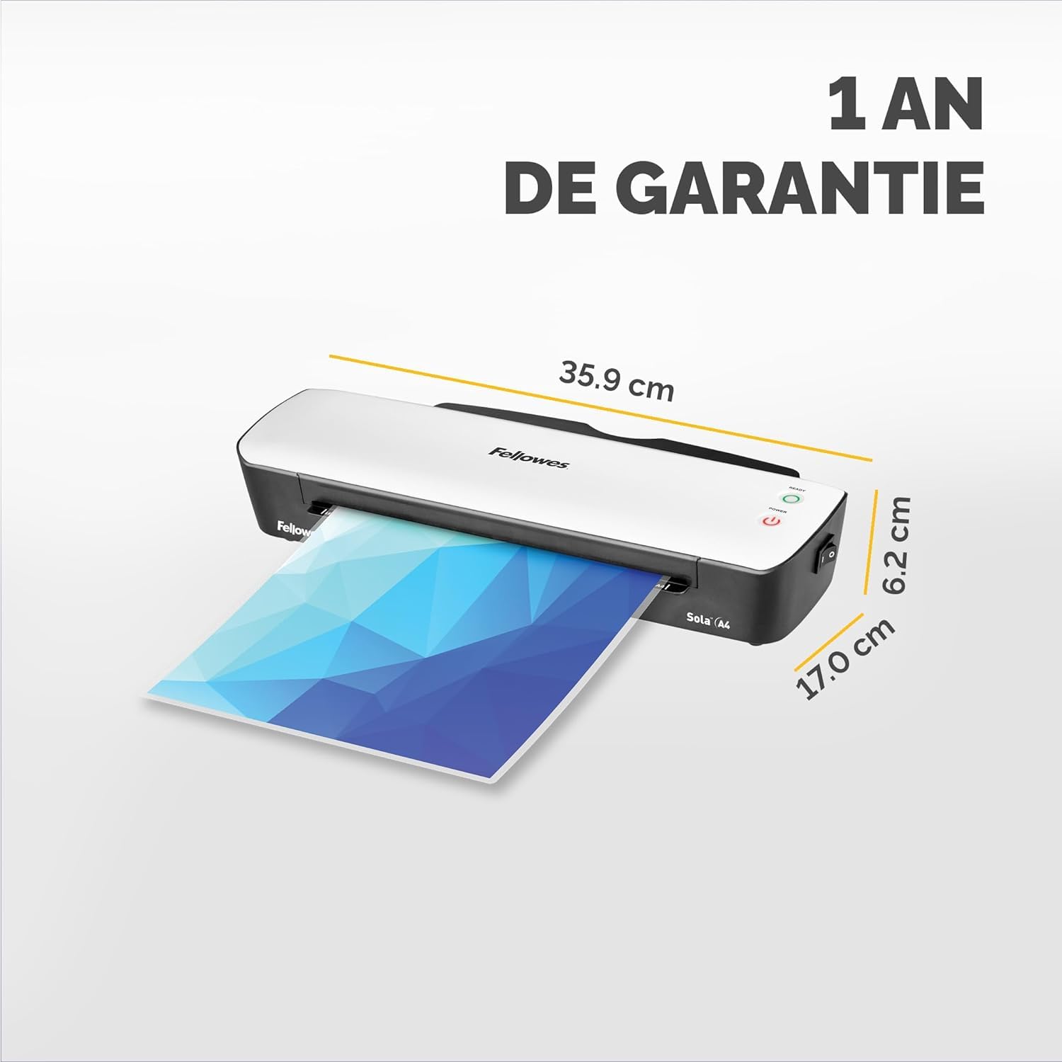 fellowes-sola-a4-plastifieuse-125-microns-blanc image 7