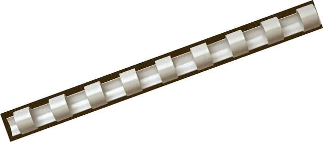 fellowes-5331203-anneaux-plastiques-12-mm-blanc-pack-de-25 image 1