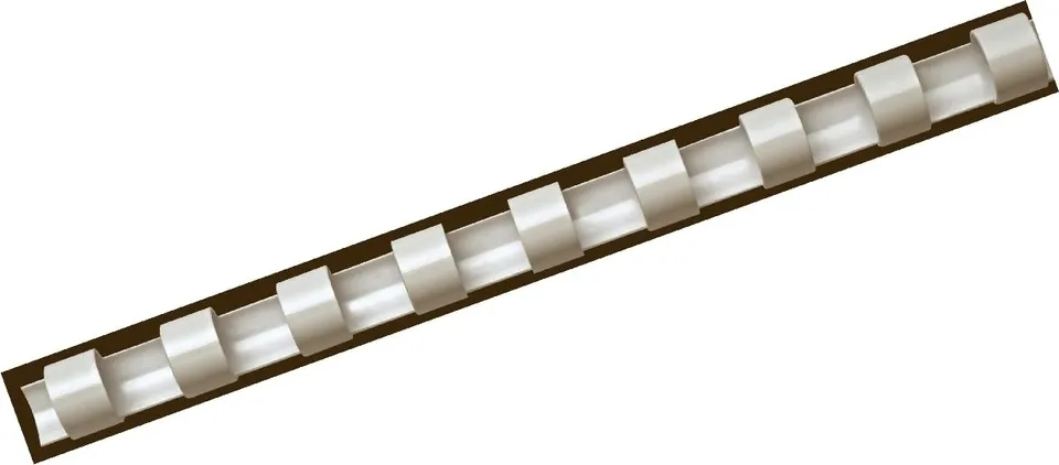 fellowes-5331203-anneaux-plastiques-12-mm-blanc-pack-de-25 image 1