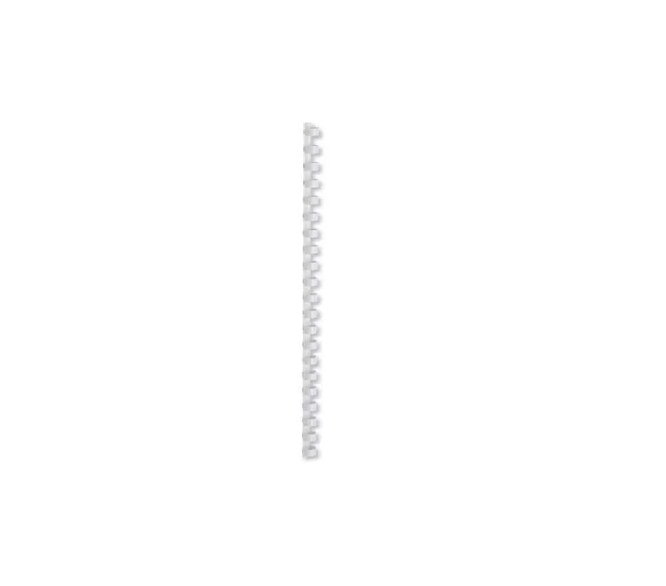 fellowes-apex-peigne-relier-plastique-12-mm-blanc image 1