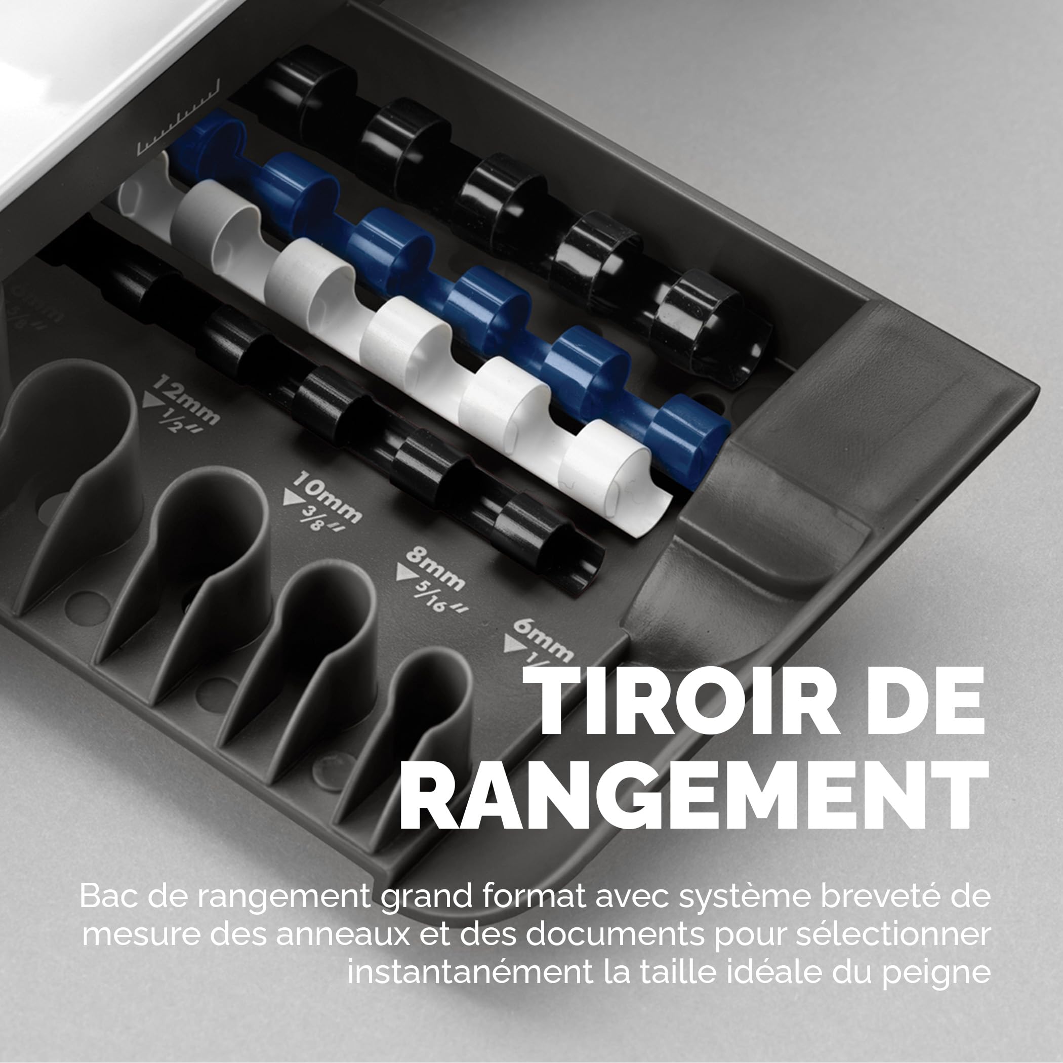 fellowes-star-machine-relier-anneaux-plastique-15-feuilles-150-feuilles-a4 image 5