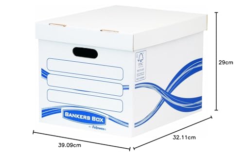 fellowes-bankers-basic-caisses-archives-standard-blanc-bleu-x10 image 8