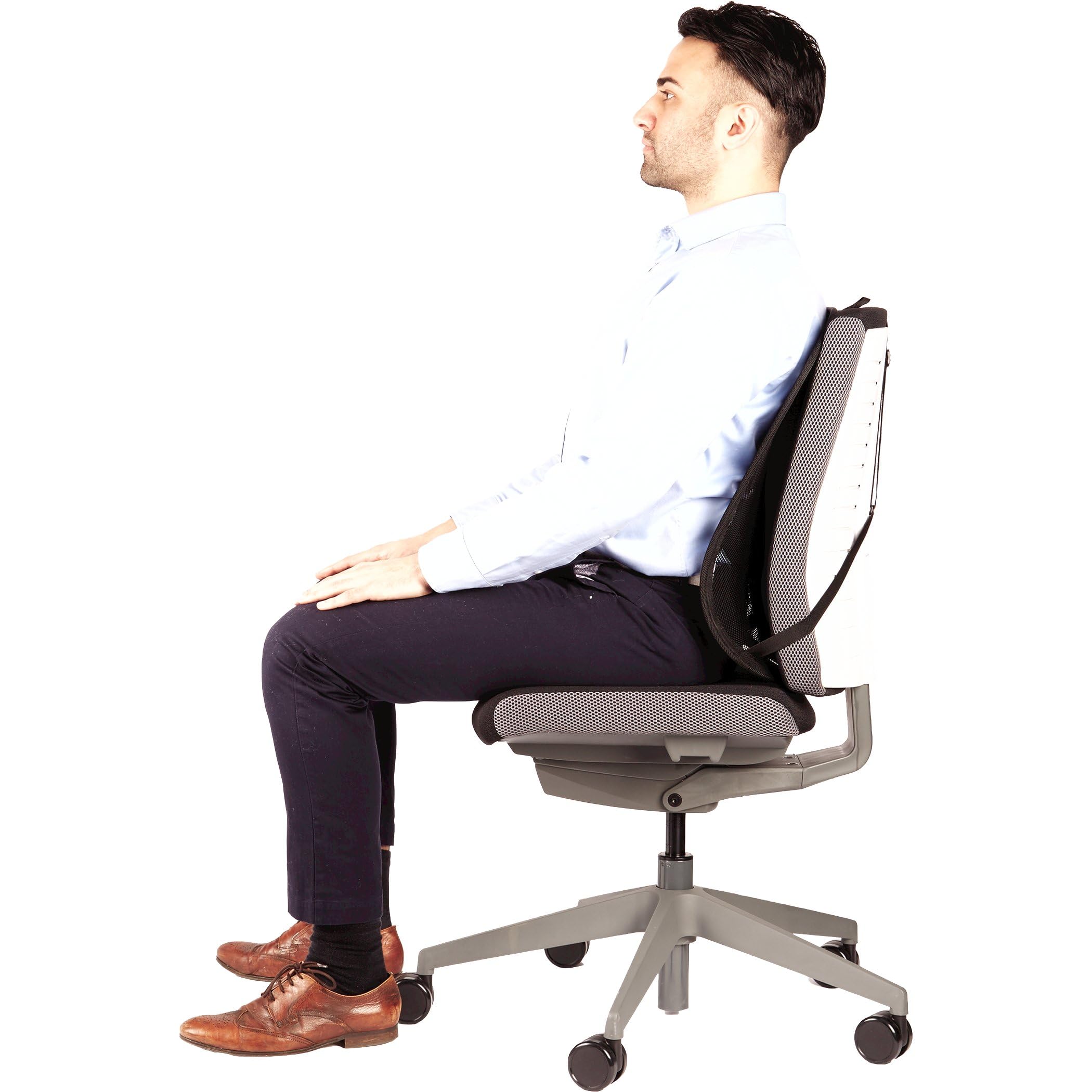 fellowes-office-suites-support-dorsal-maille-noir-soutien-lombaire image 6