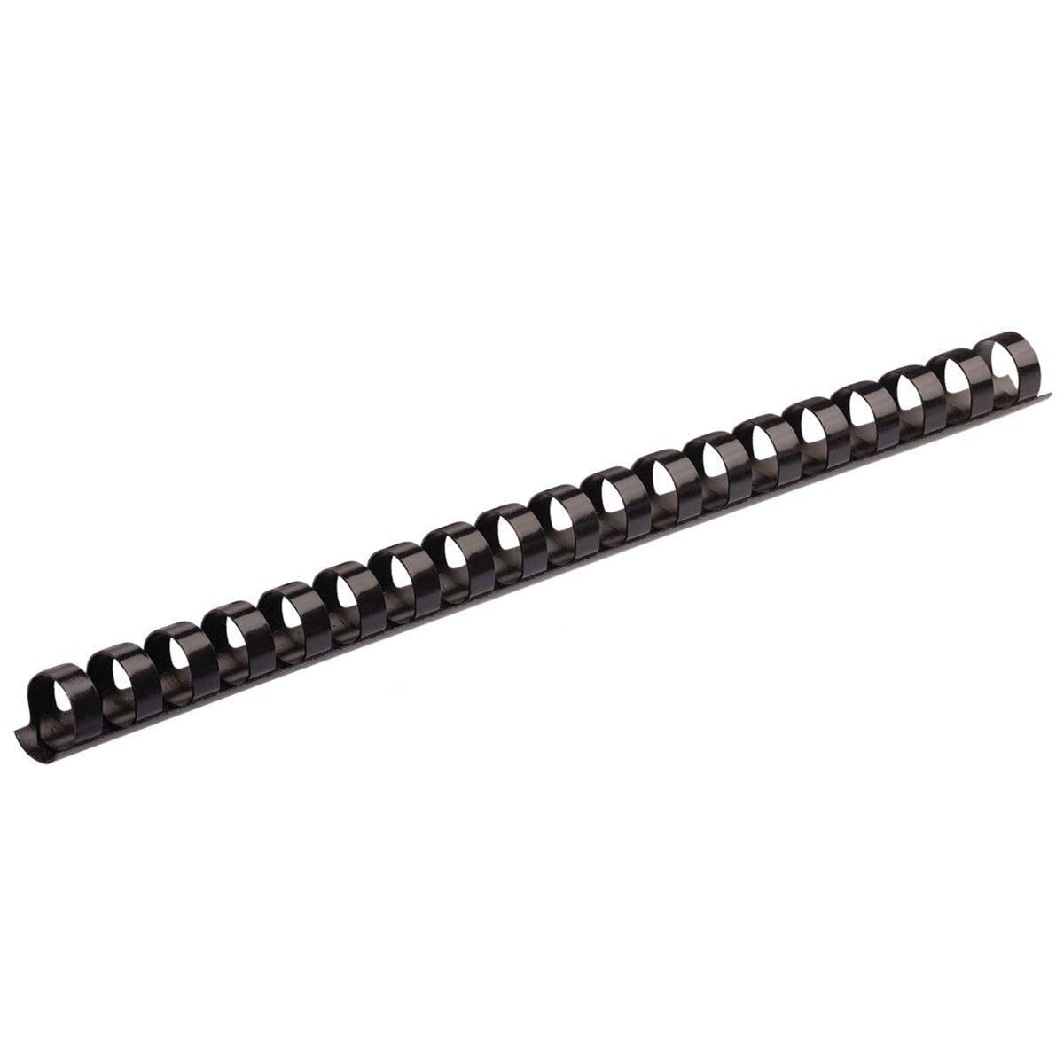 fellowes-5330702-anneaux-plastiques-8-mm-noir-pack-de-25 image 1
