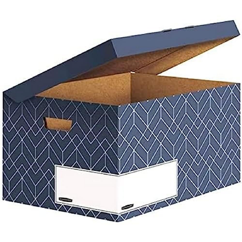 bankers-box-d-co-caisse-d-archives-a4-bleu-ardoise-lot-de-5 image 6
