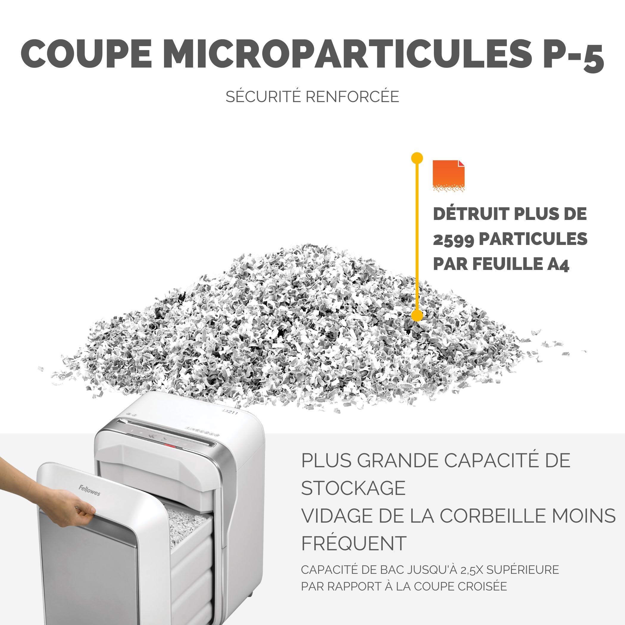 fellowes-powershred-lx31m-destructeur-de-documents-micro-coupe-15-feuilles-23l-d image 4
