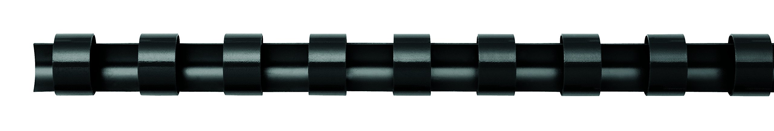 fellowes-5346507-anneaux-plastiques-12-mm-noir-pack-de-100 image 1