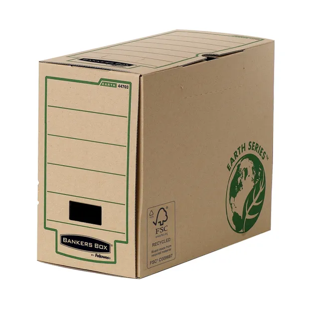 fellowes-bankers-box-earth-series-bo-te-d-archives-150-mm-marron-lot-de-20 image 1