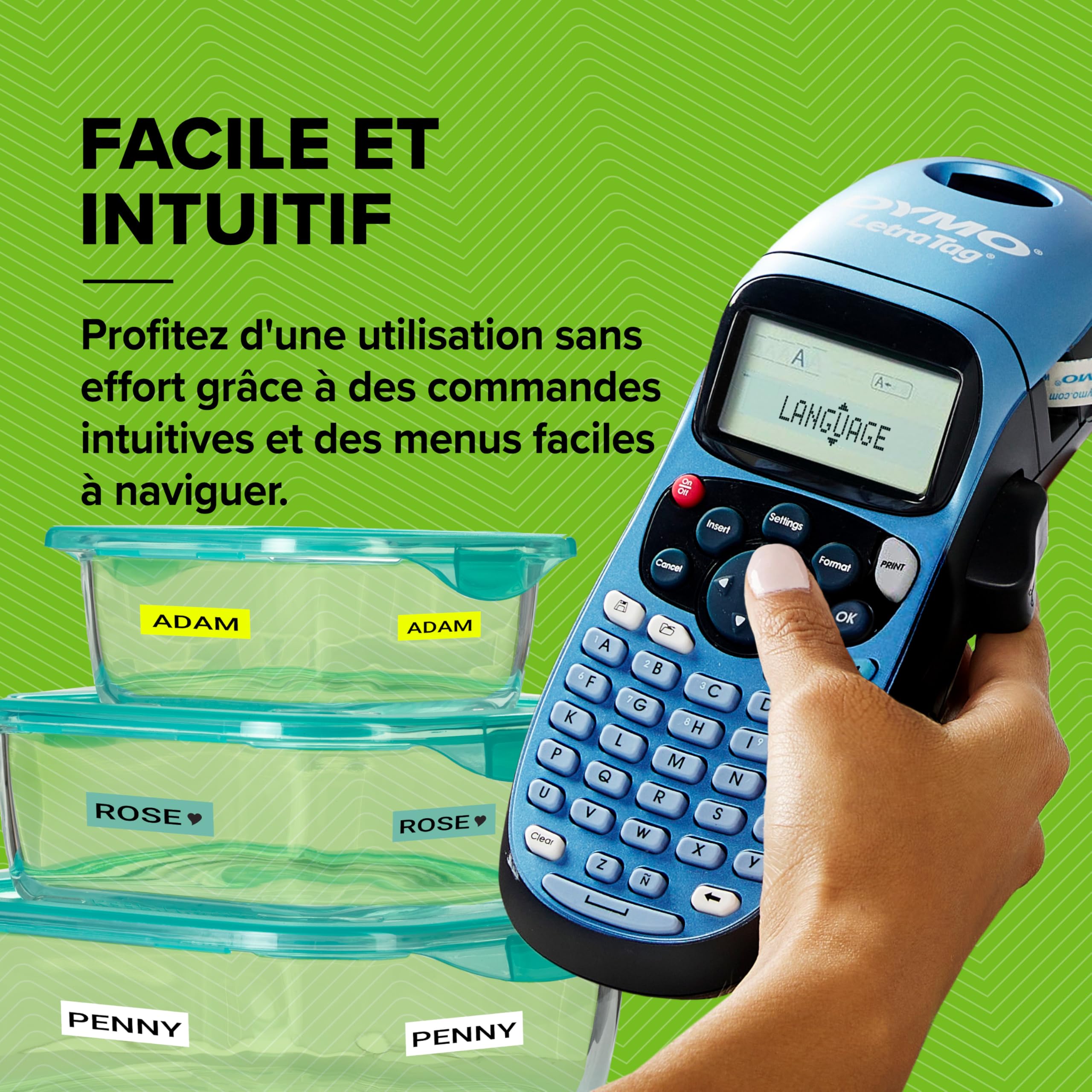 dymo-letratag-lt-100h-tiqueteuse-portable-bleue-3-rubans-12-mm image 6