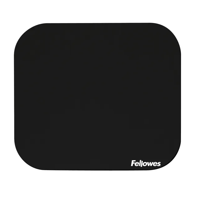 fellowes-tapis-de-souris-noir-22-9-x-20-3-cm-polyester-lisse-base-caoutchouc-ant image 1