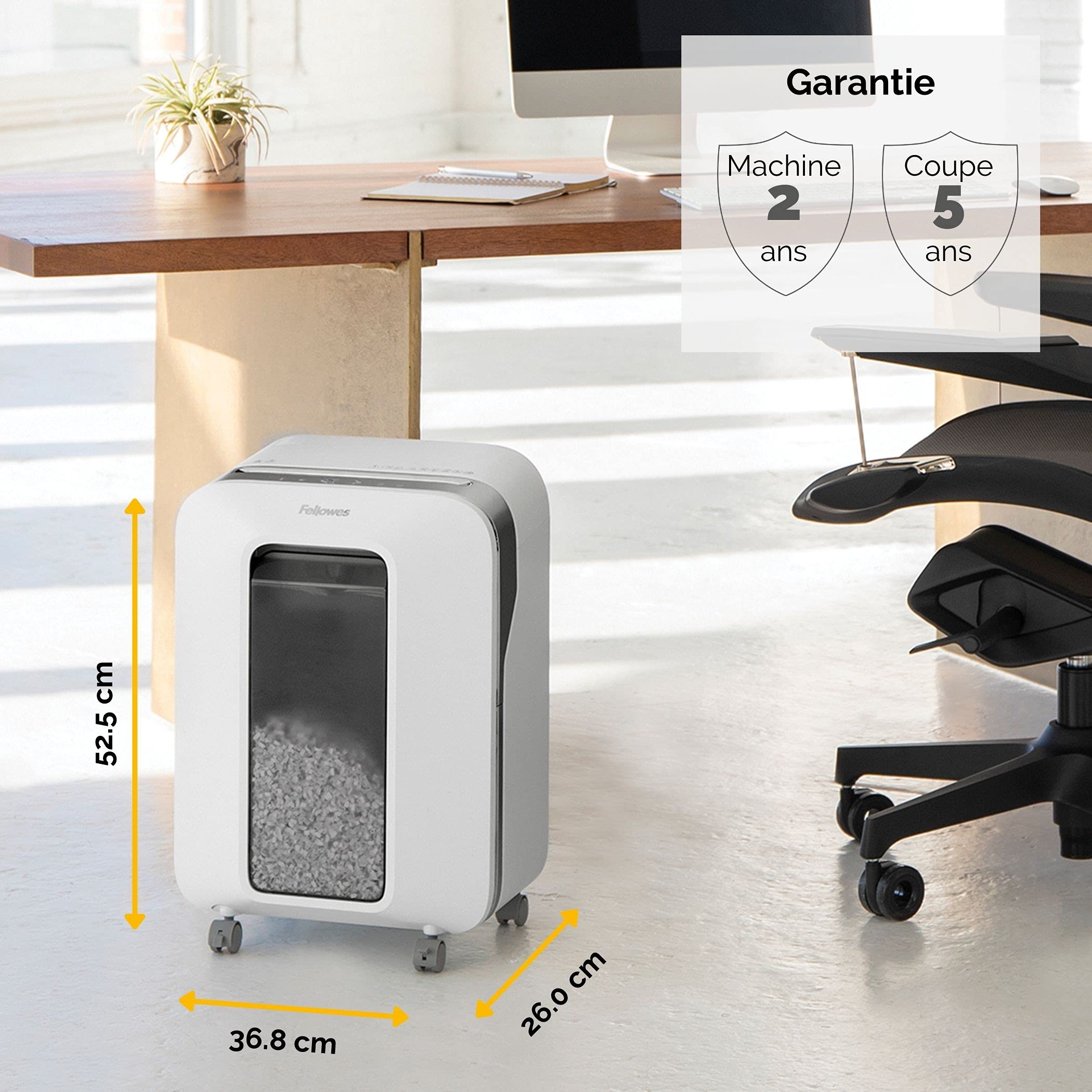 fellowes-powershred-lx30m-destructeur-coupe-micro-12-feuilles-22-l-blanc image 2