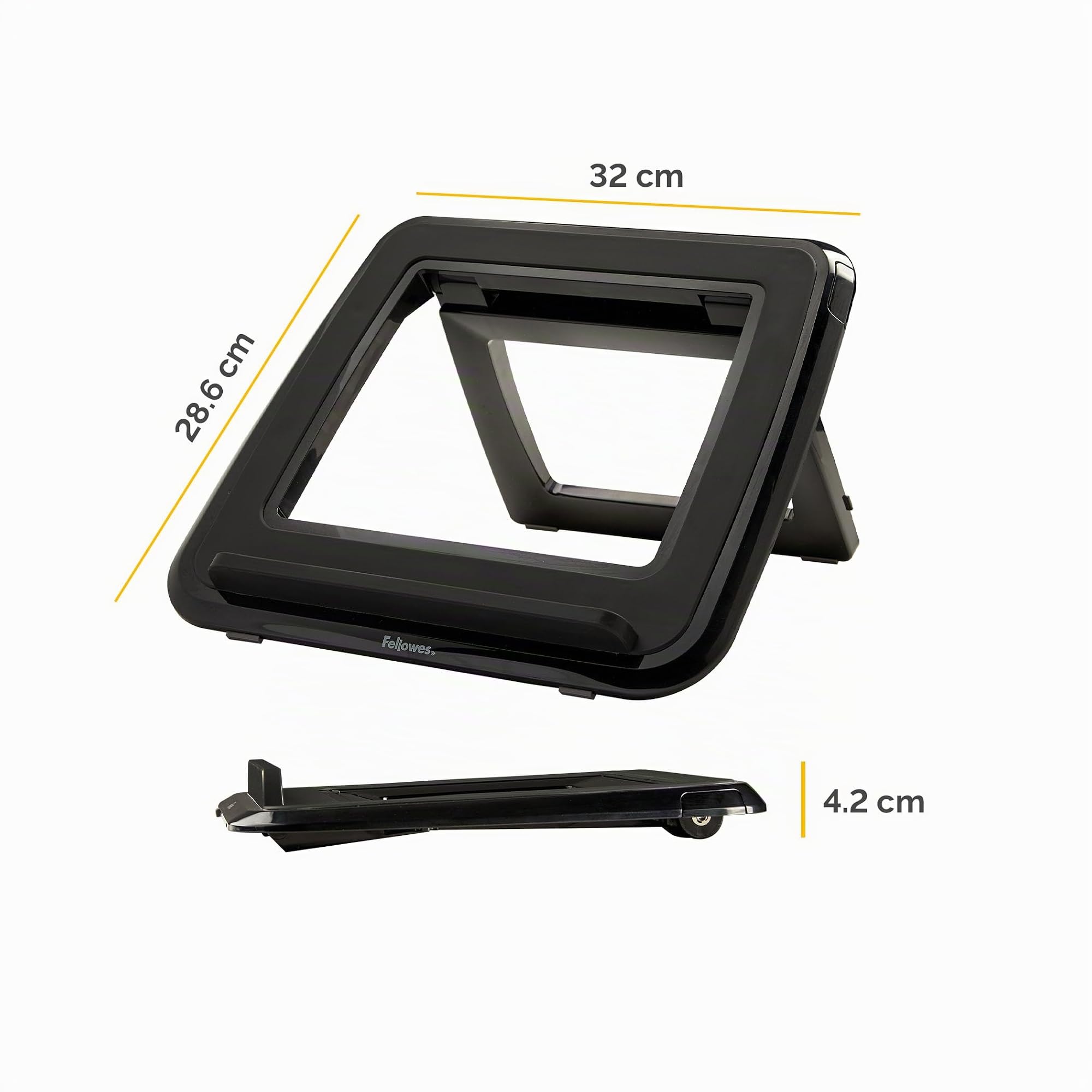 fellowes-everyday-support-pc-portable-noir-17-pouces-max-4-kg-7-hauteurs-r-glabl image 4