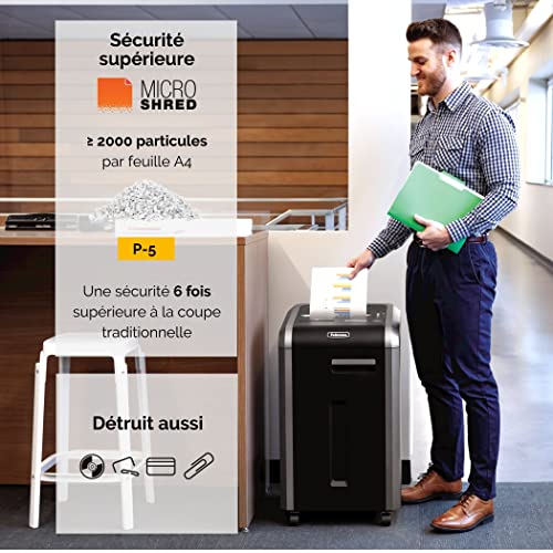 fellowes-powershred-225mi-destructeur-de-documents-microshred-14-feuilles-noir image 8