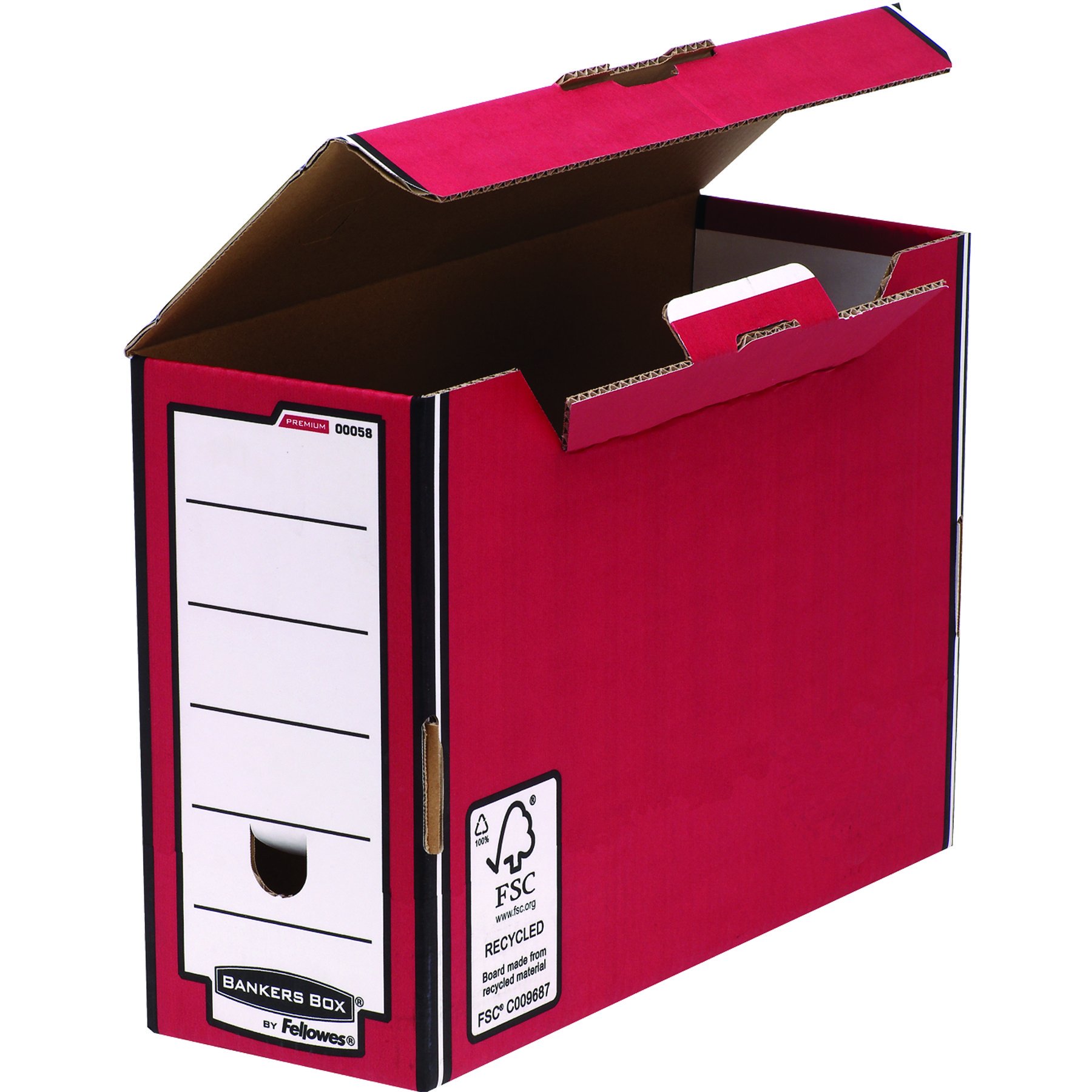 fellowes-premium-bo-te-archive-127-mm-rouge-lot-de-10 image 3