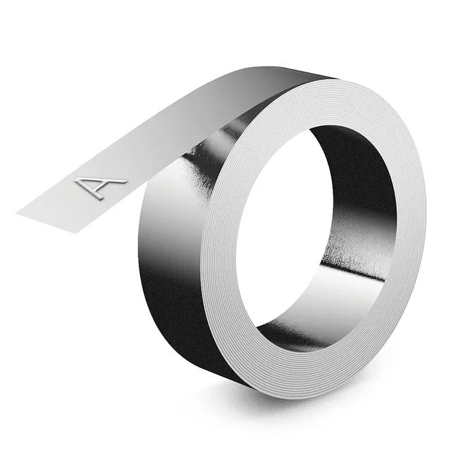 dymo-ruban-aluminium-m1011-12-mm-x-3-65-m-argent image 1