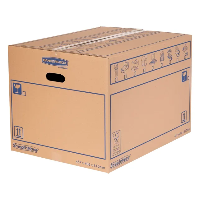 fellowes-smoothmove-lot-de-10-caisses-d-m-nagement-carton-double-paisseur-112-l- image 1