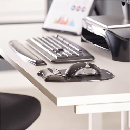 fellowes-9112201-repose-poignets-clavier-crystal-gel-ergonomique-noir-transparen image 7
