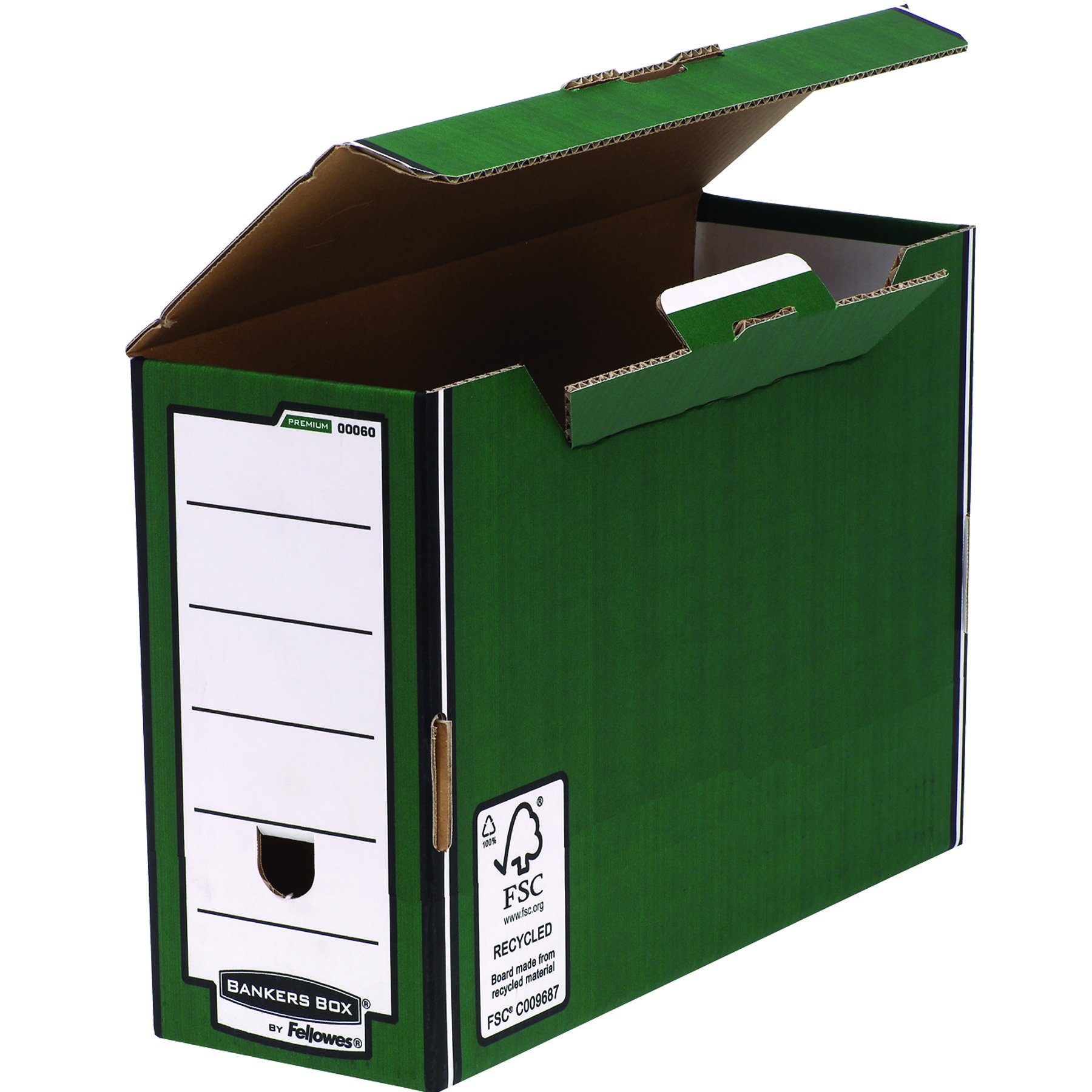 fellowes-banker-box-premium-0006003-bo-tes-d-archives-dos-127-mm-par-10-vert image 2