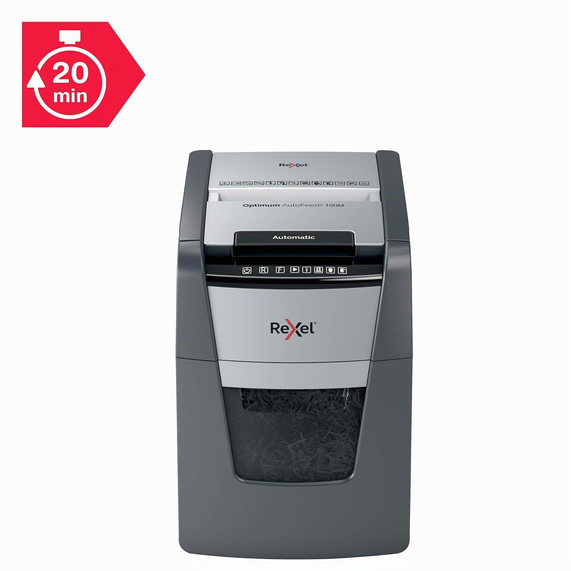 rexel-auto-100x-destructeur-automatique-micro-coupe-p5-100-feuilles-bac-34-l image 8