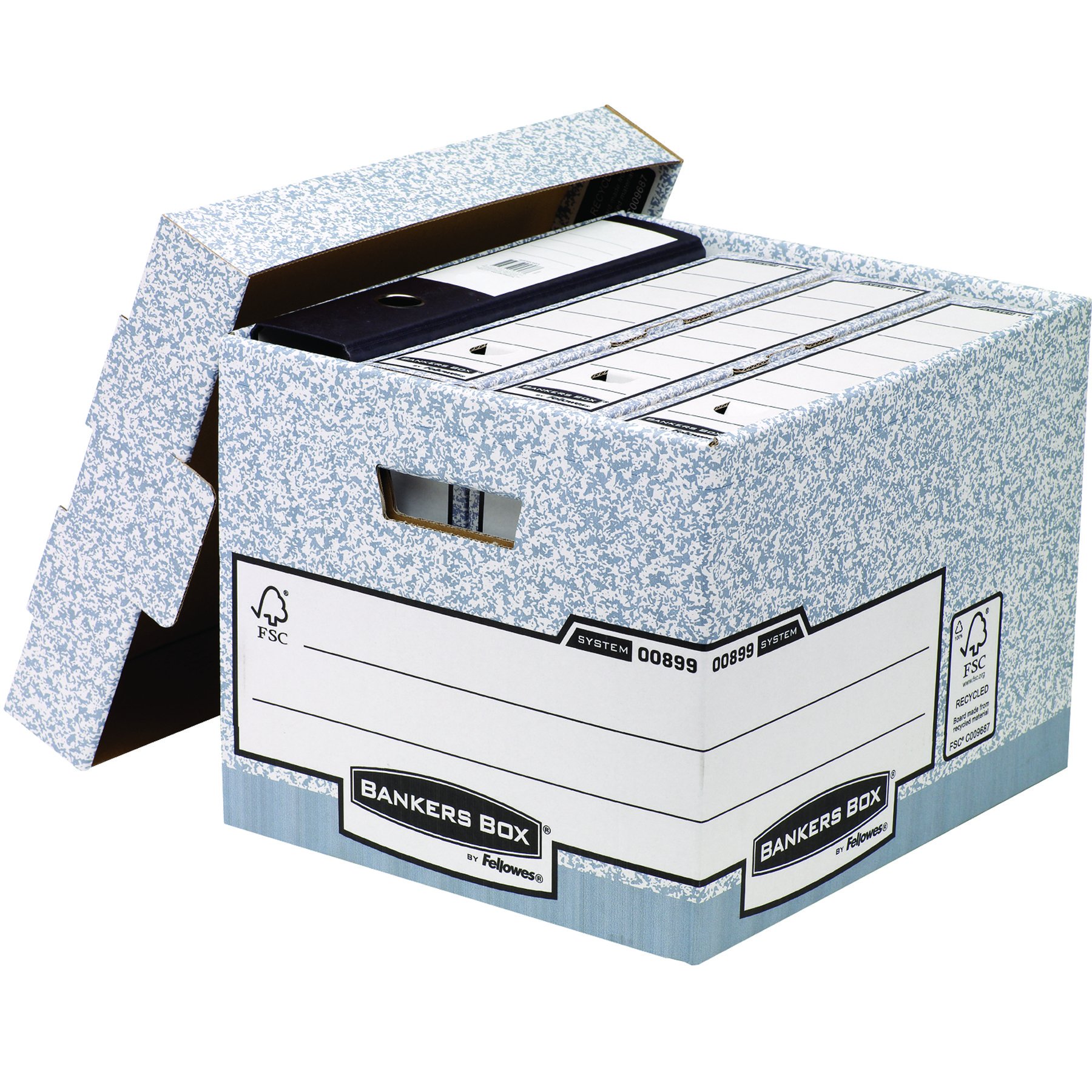 fellowes-banker-box-system-0089901-caisses-charge-lourde-par-10-gris image 3