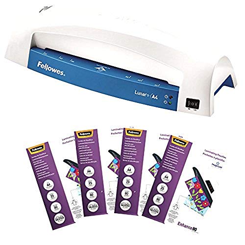 fellowes-lunar-plastifieuse-a4-bleu-pochettes-80-125-microns image 6