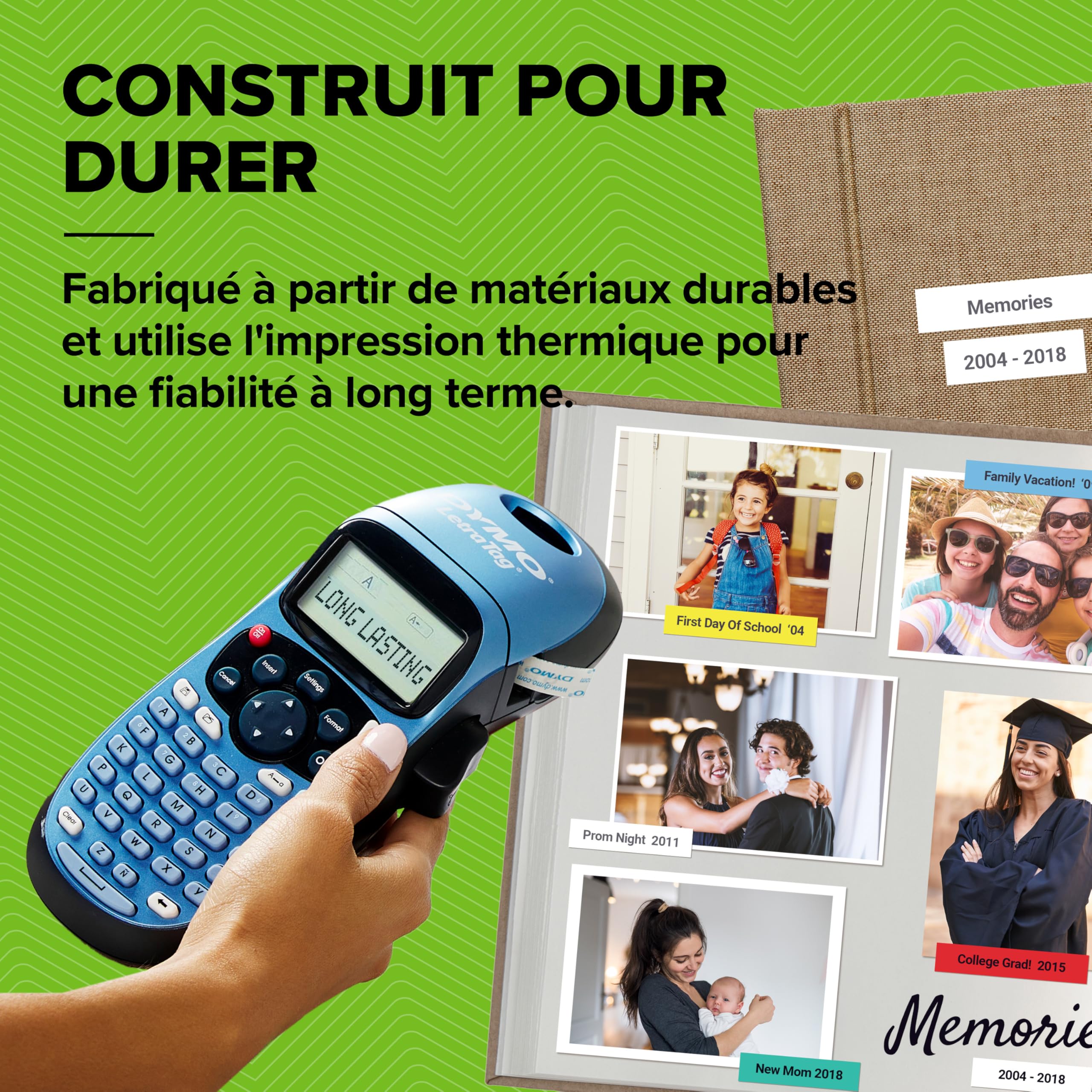 dymo-letratag-lt-100h-tiqueteuse-portable-bleue-3-rubans-12-mm image 5