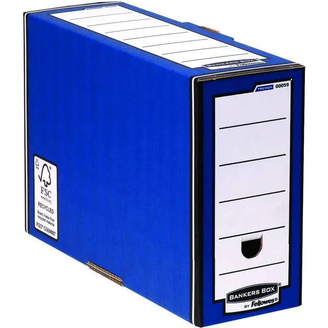fellowes-bankers-box-premium-bo-te-archive-127-mm-bleue-lot-de-10 image 1