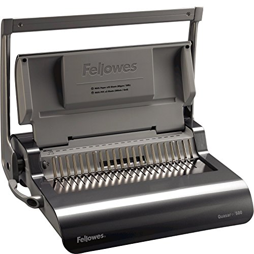 fellowes-quasar-machine-relier-anneaux-plastique-a4-500-feuilles-argent image 8