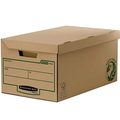 fellowes-bankers-box-earth-series-flip-top-cube-conteneur-32-5x26x37-5cm-marron- image 3