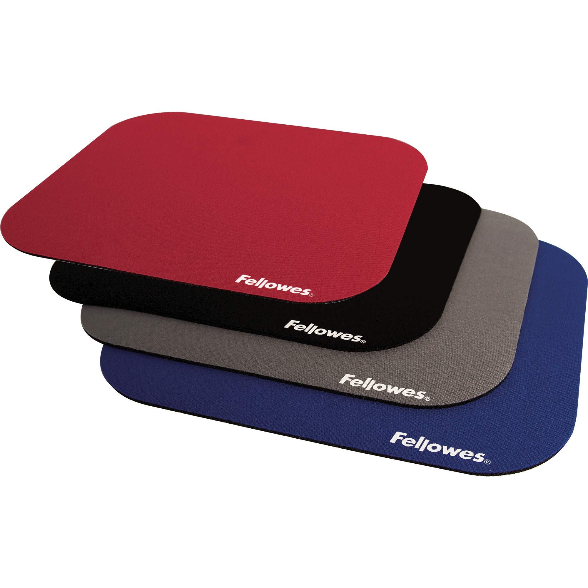 fellowes-58022-tapis-de-souris-basique-rouge-base-antid-rapante-en-mousse-surfac image 3