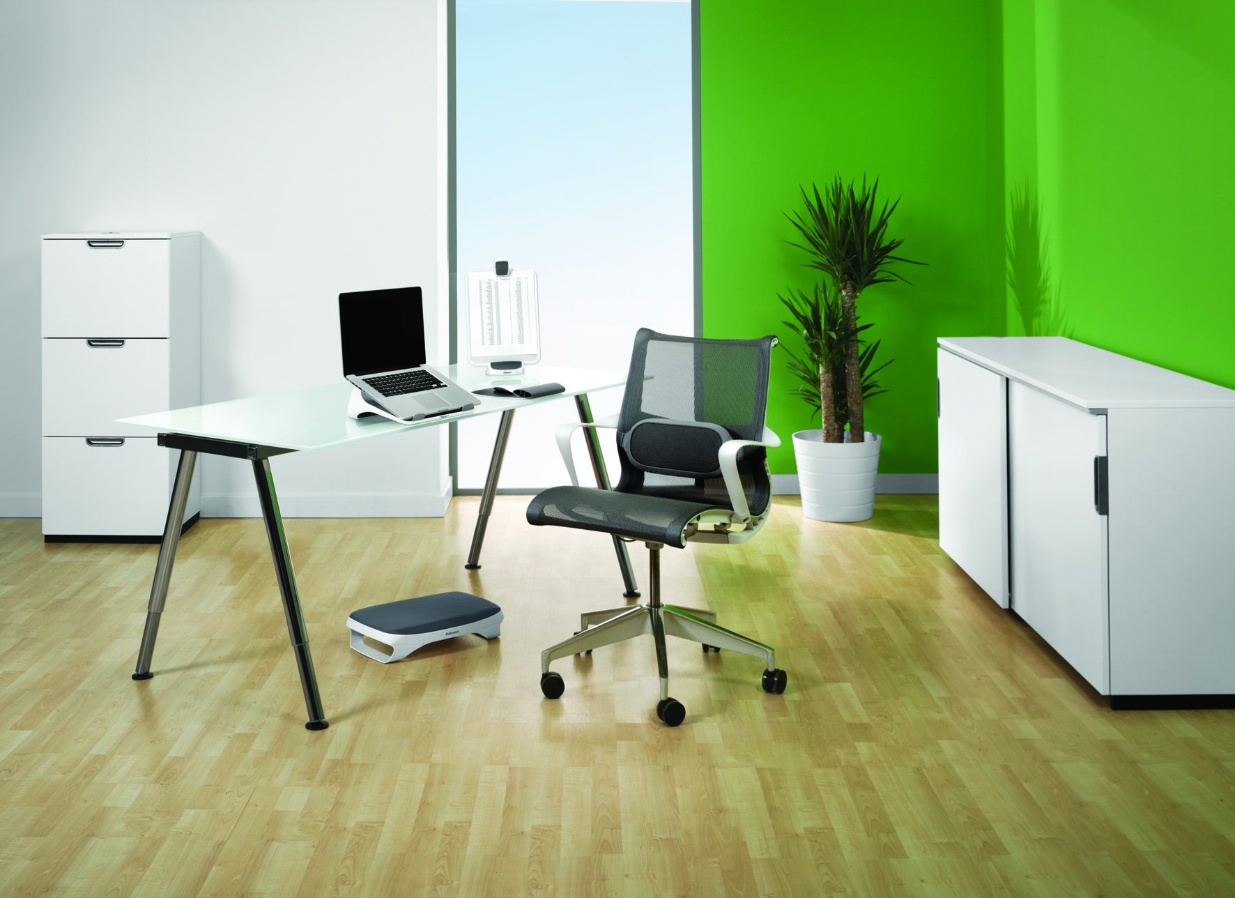 fellowes-i-spire-porte-copie-ergonomique-3-en-1-blanc-gris image 5