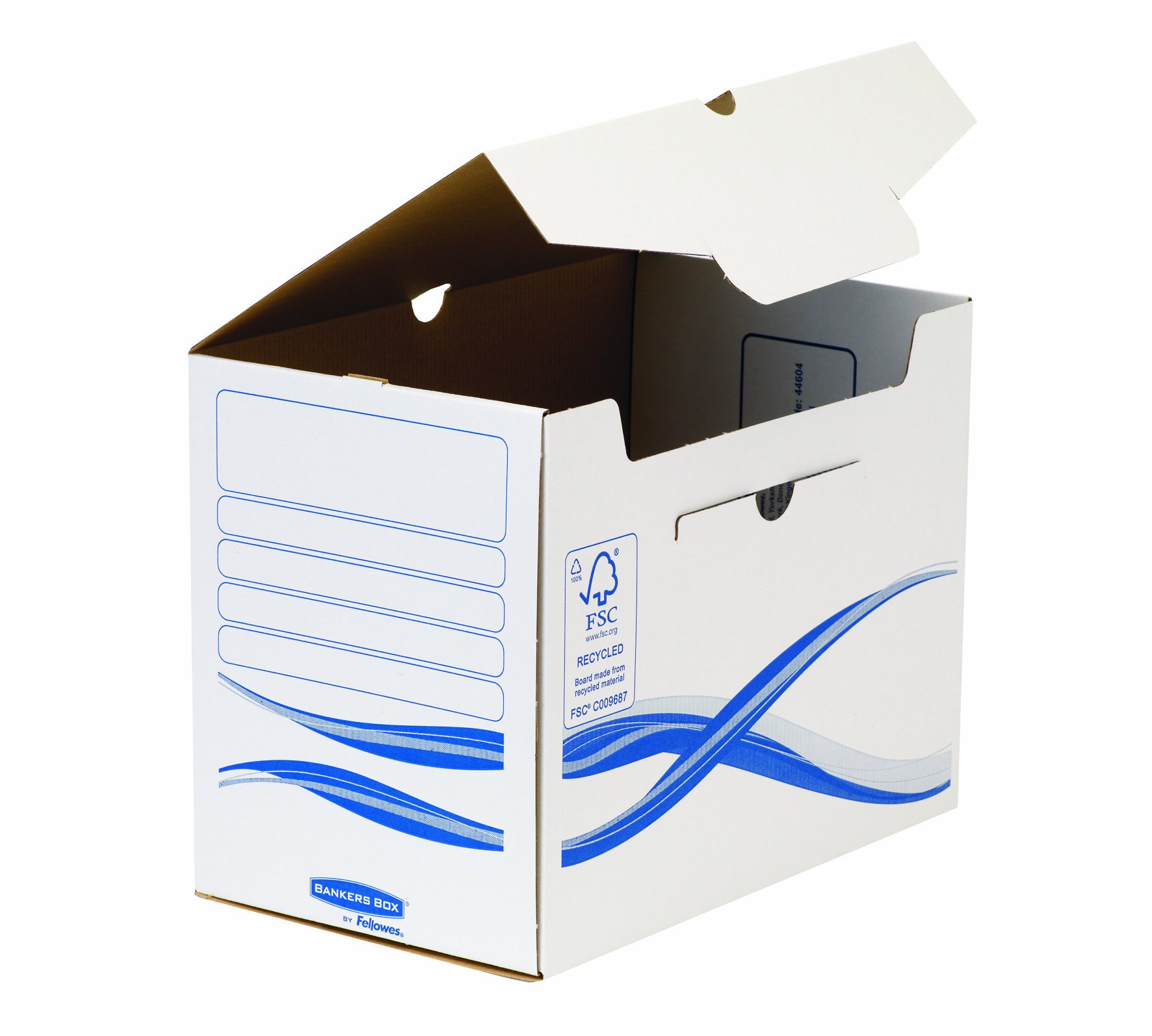 fellowes-bankers-box-basic-4460402-bo-tes-archives-a4-20-cm-blanc-bleu-lot-de-25 image 2