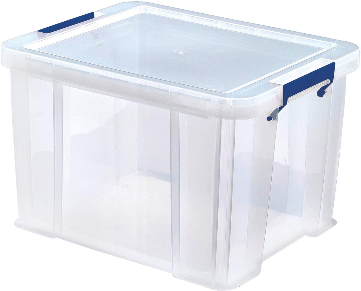bankers-box-prostore-lot-de-3-bo-tes-de-rangement-36-l-transparentes image 1