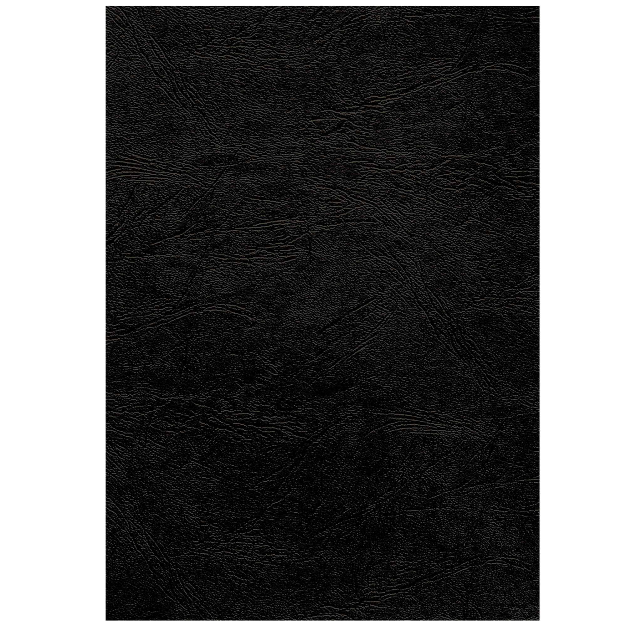 fellowes-5374401-pack-100-couvertures-reliure-grain-cuir-a3-noir-250g image 1