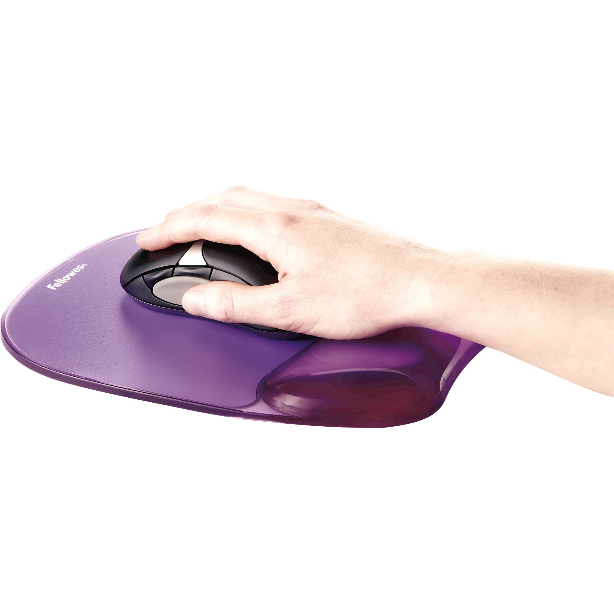 fellowes-crystal-gel-tapis-de-souris-ergonomique-repose-poignet-violet image 4