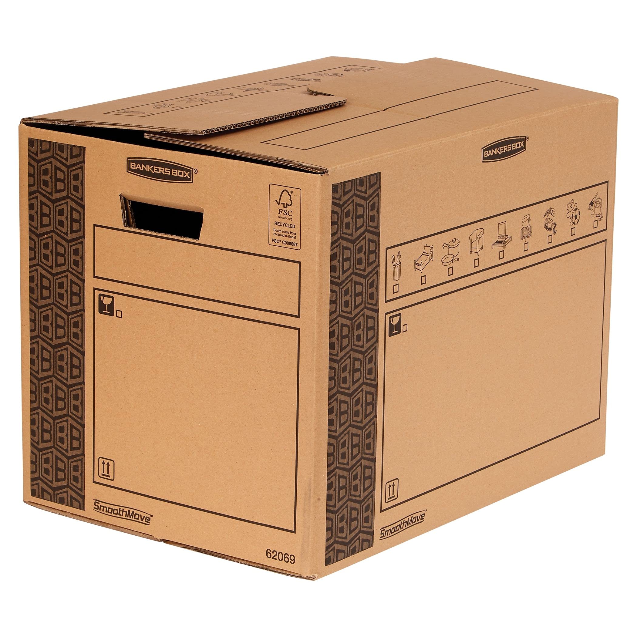 fellowes-cargo-box-caisses-carton-charge-lourde-35-x-37-x-50-cm-lot-de-10 image 1