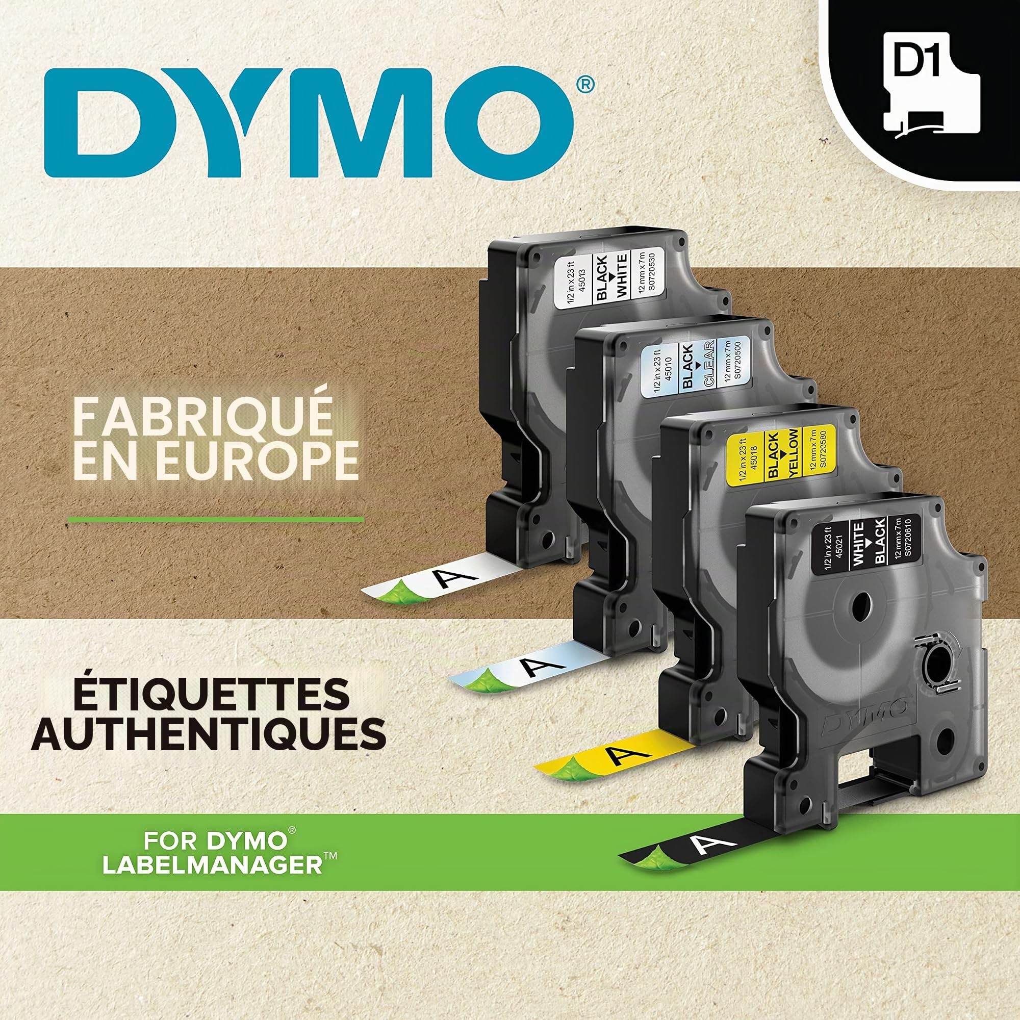 dymo-d1-19-mm-x-3-5-m-noir-sur-blanc-rouleau-etiquettes-authentiques-labelmanage image 3