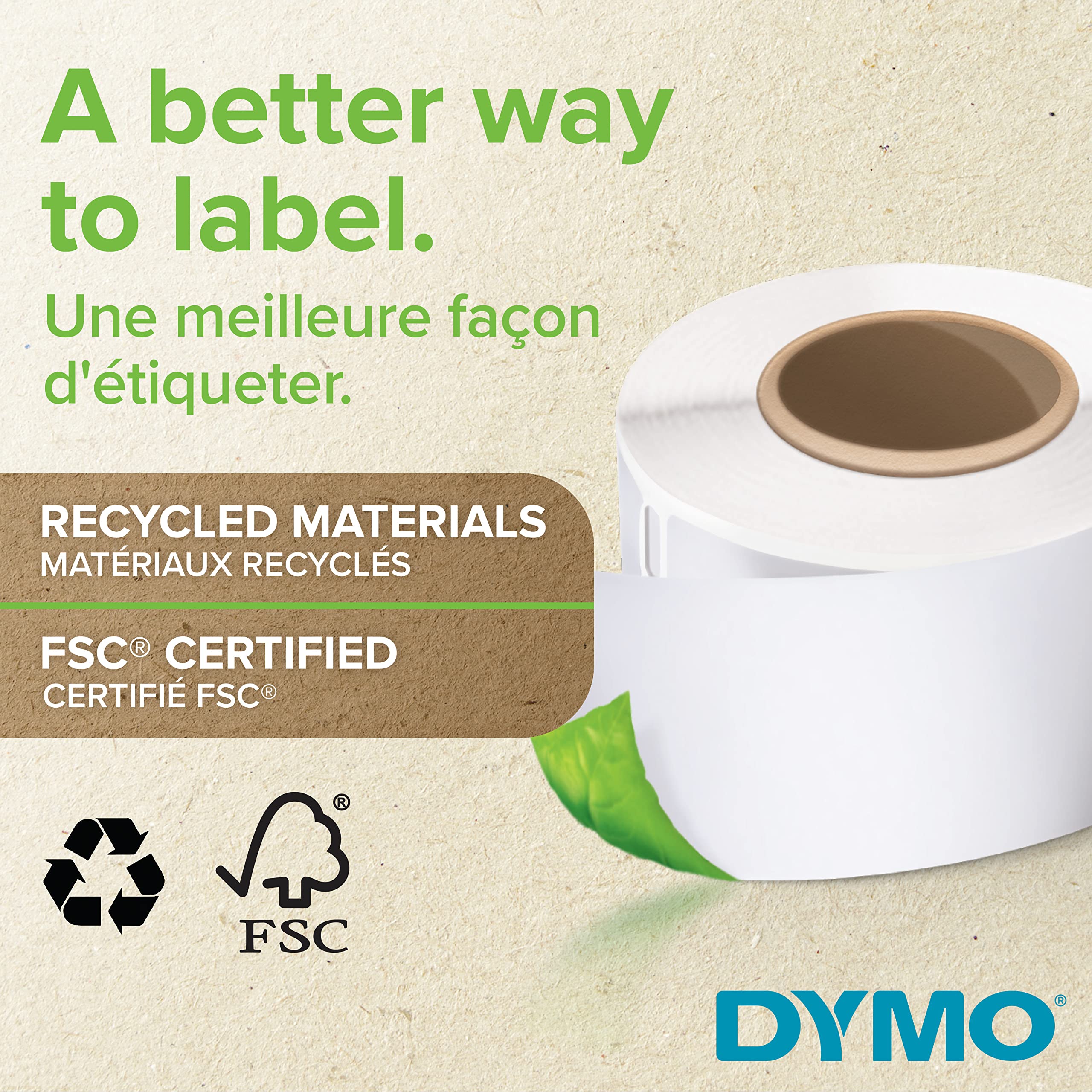 dymo-labelwriter-lot-900-tiquettes-industrielles-plastique-blanc-19x64-mm image 2