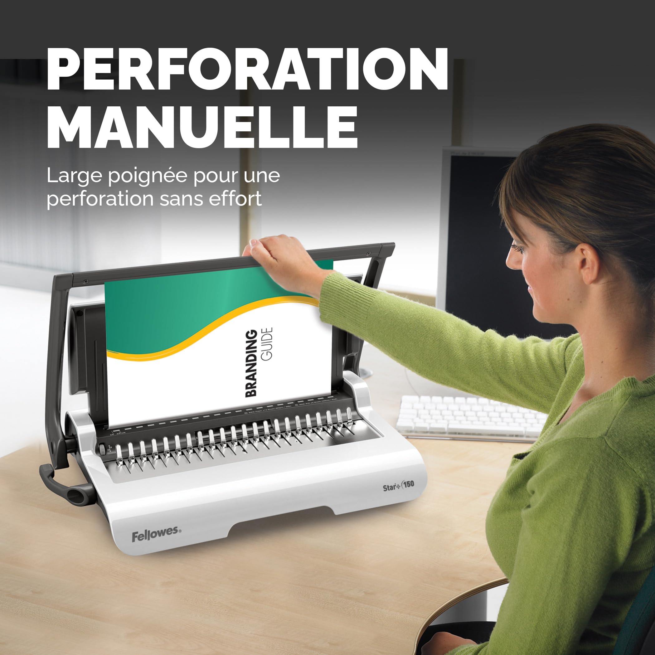 fellowes-star-machine-relier-anneaux-plastique-15-feuilles-150-feuilles-a4 image 6