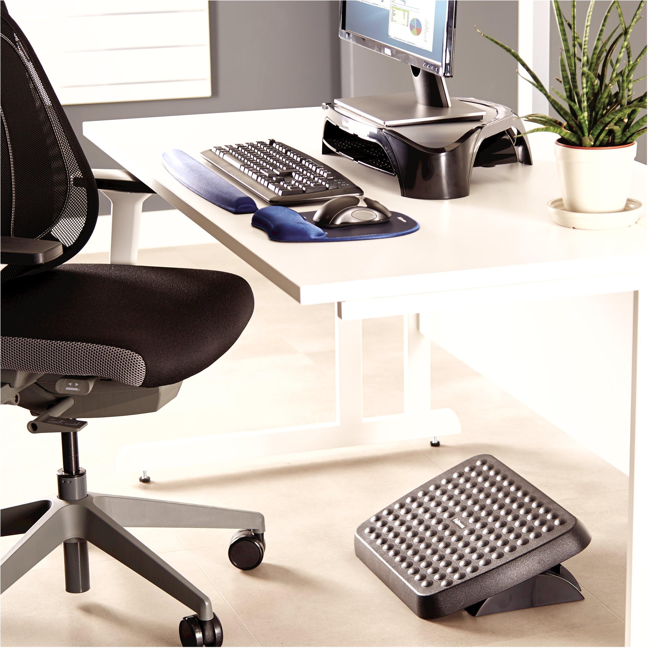 fellowes-repose-pieds-standard-2-inclinaisons-surface-massante-noir image 7